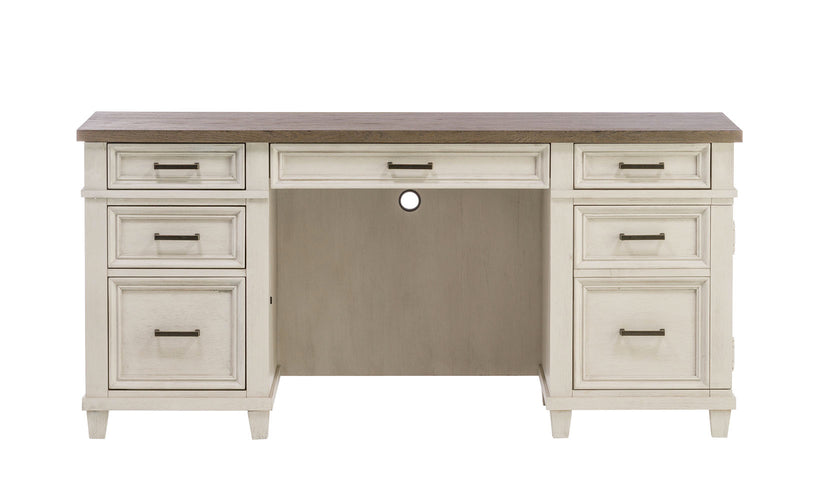 Caraway Credenza Desk and Hutch
